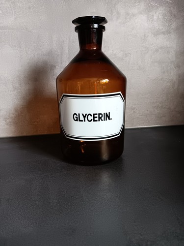 Vecchia bottiglia farmacia - da,