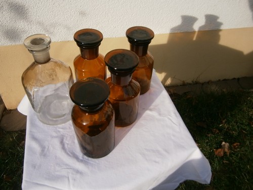 Vecchie bottiglie da - 5,