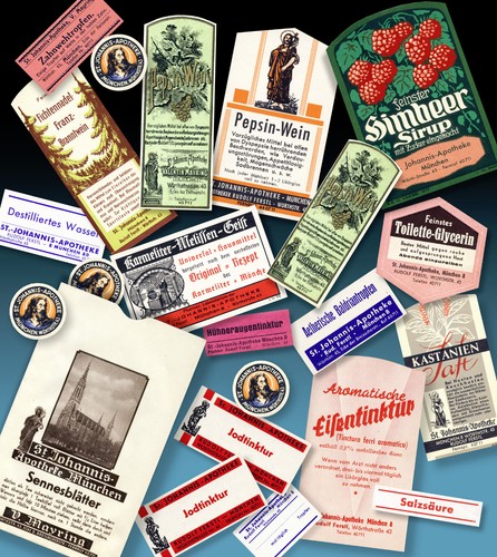 Vecchie bottiglie farmacia - bottiglie,