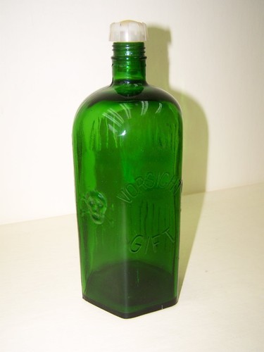 Vecchia bottiglia farmacia - vecchia,